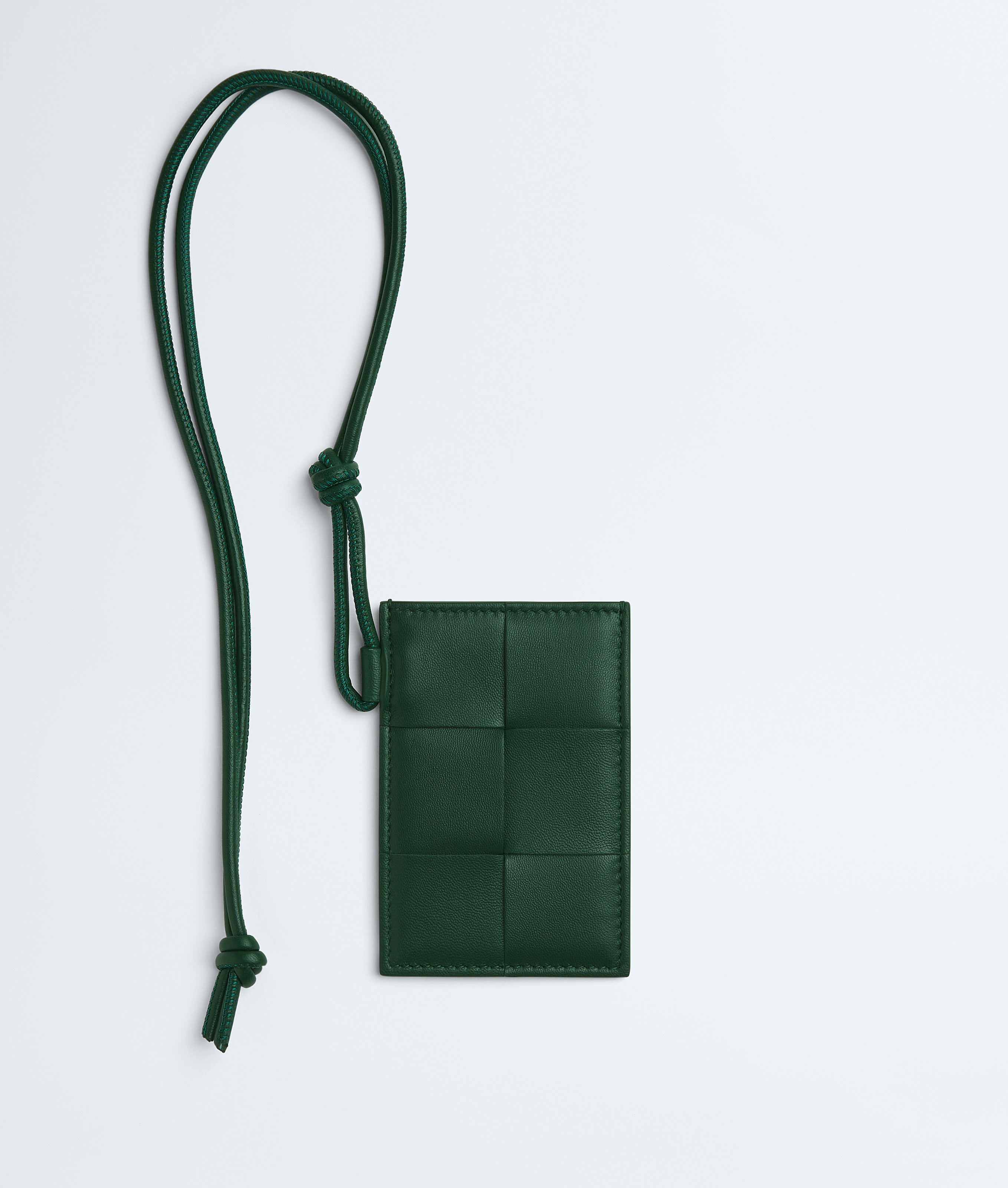 Bottega Veneta Unisex Green Cassette Badge Holder - U