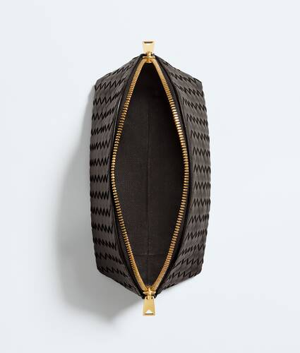 Medium Cosmetic Pouch in Espresso Bottega Veneta United Kingdom EN - Image 2