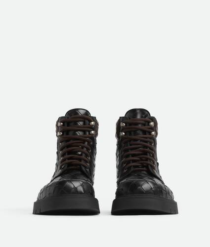 Bota de cano curto com cadarço Haddock