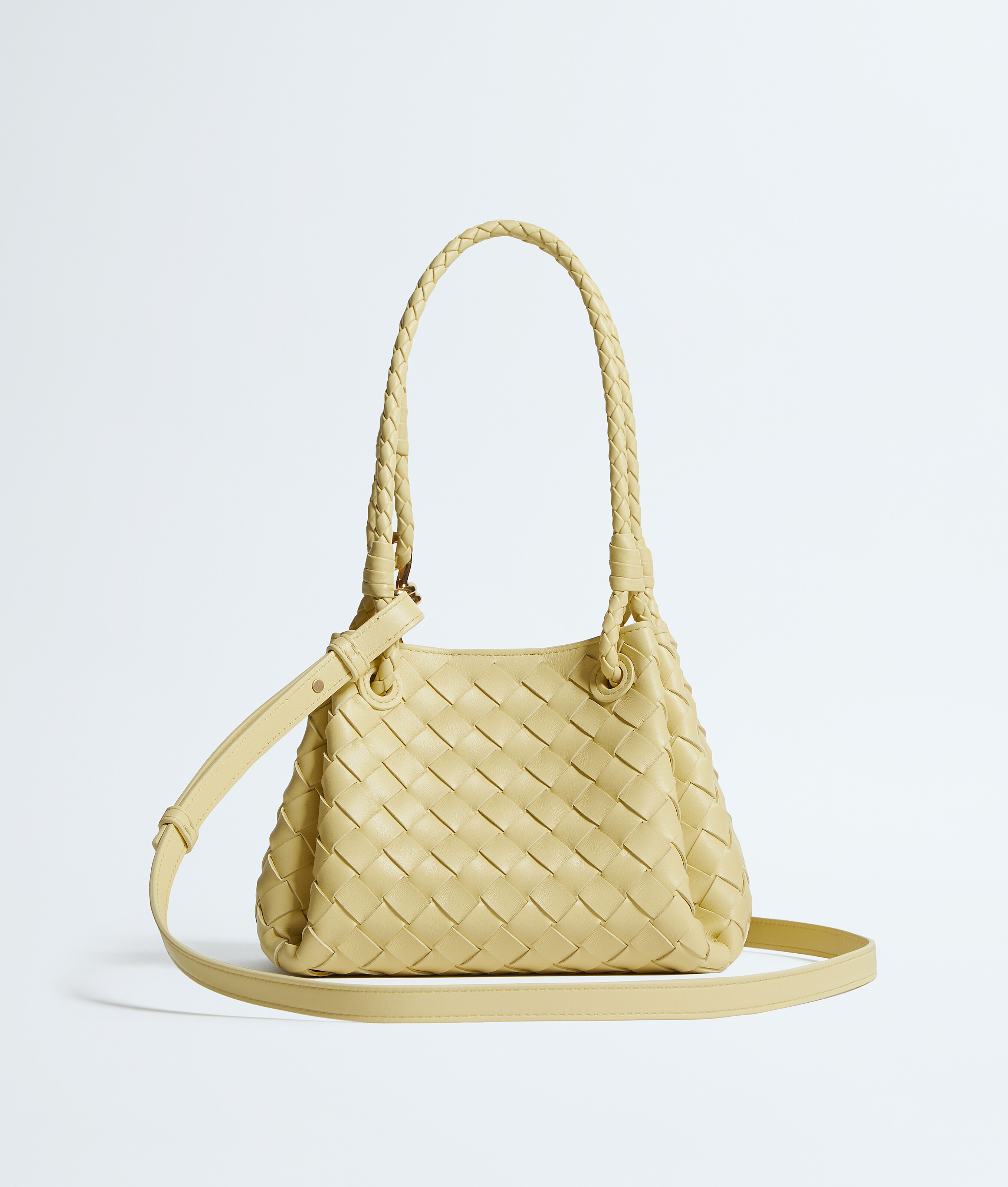 Women's Small Parachute in Butter yellow Bottega Veneta Latvia EN - Image 5