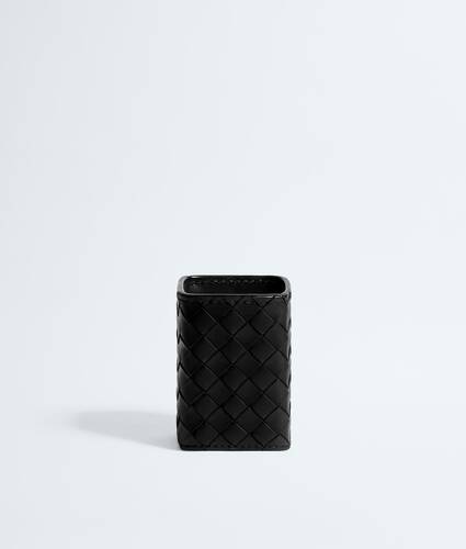 Small Perfume Holder in Black Bottega Veneta United Kingdom EN - Image 1