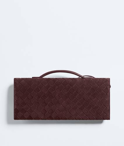 Women's Andiamo Clutch in Deep mahogany Bottega Veneta Singapore EN - Image 4