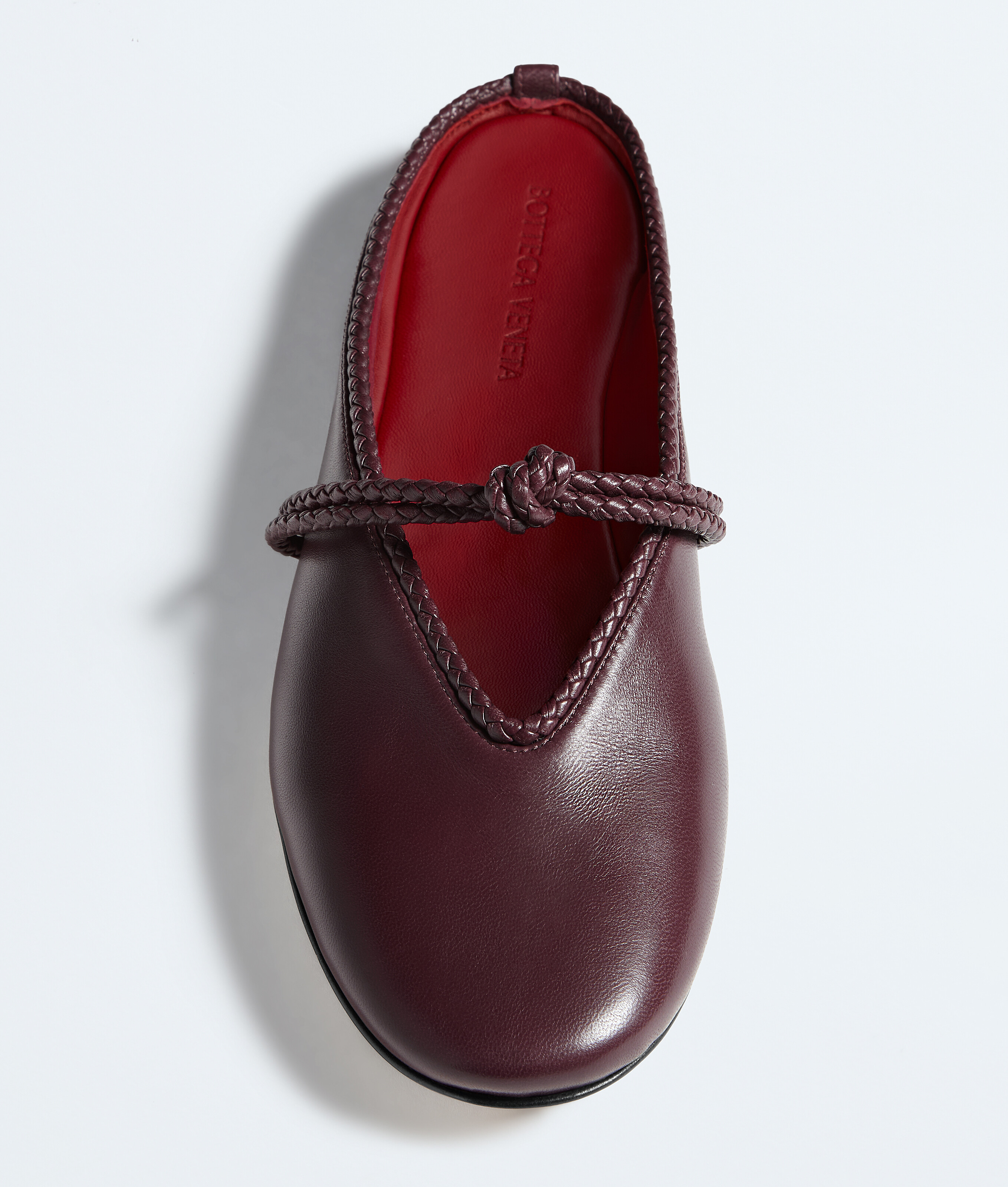 Women's Rosa Mary-Jane Ballerina in Deep mahogany Bottega Veneta Luxembourg EN - Image 4