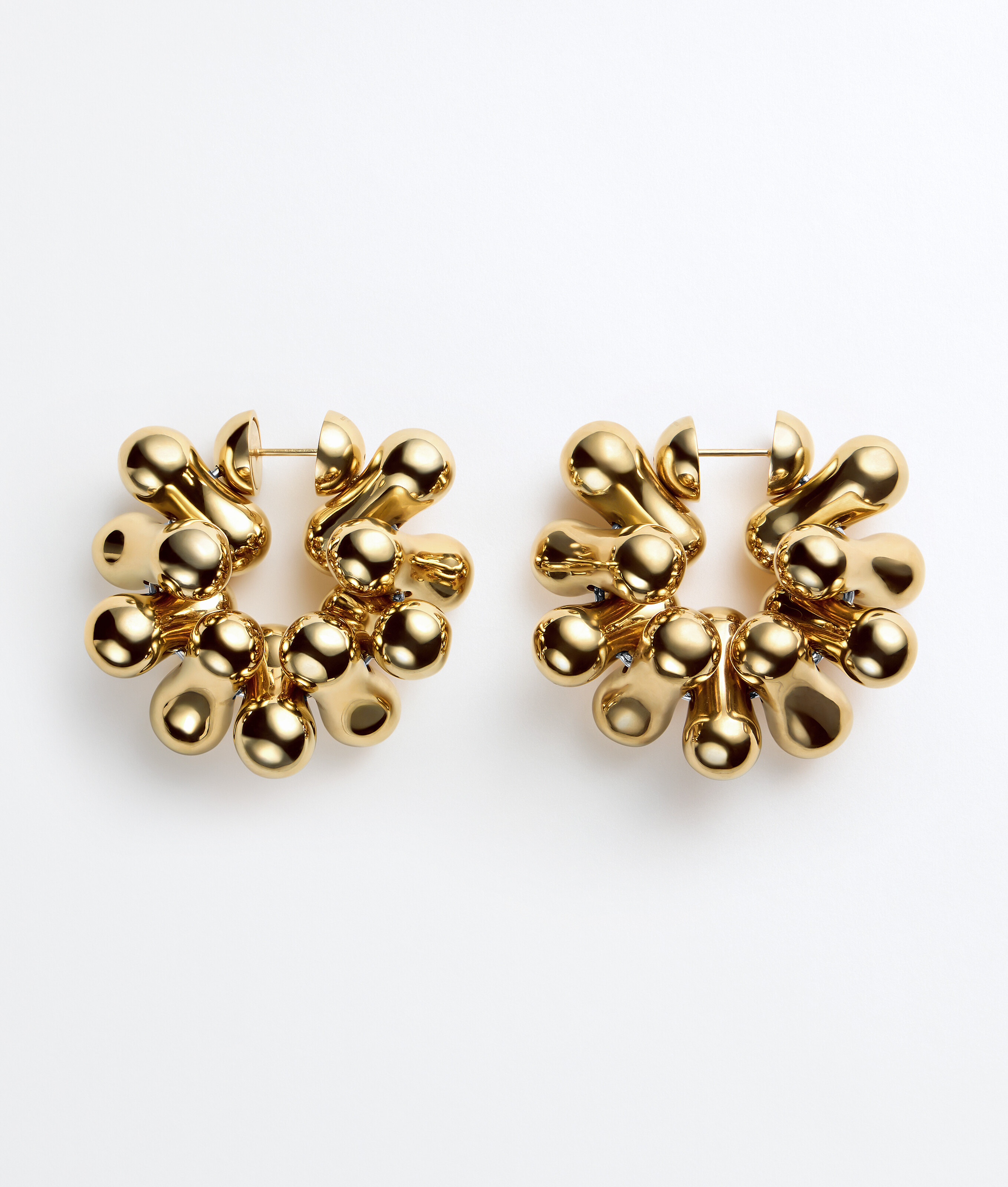Women's Blown Earrings in Yellow gold Bottega Veneta Luxembourg EN - Image 1