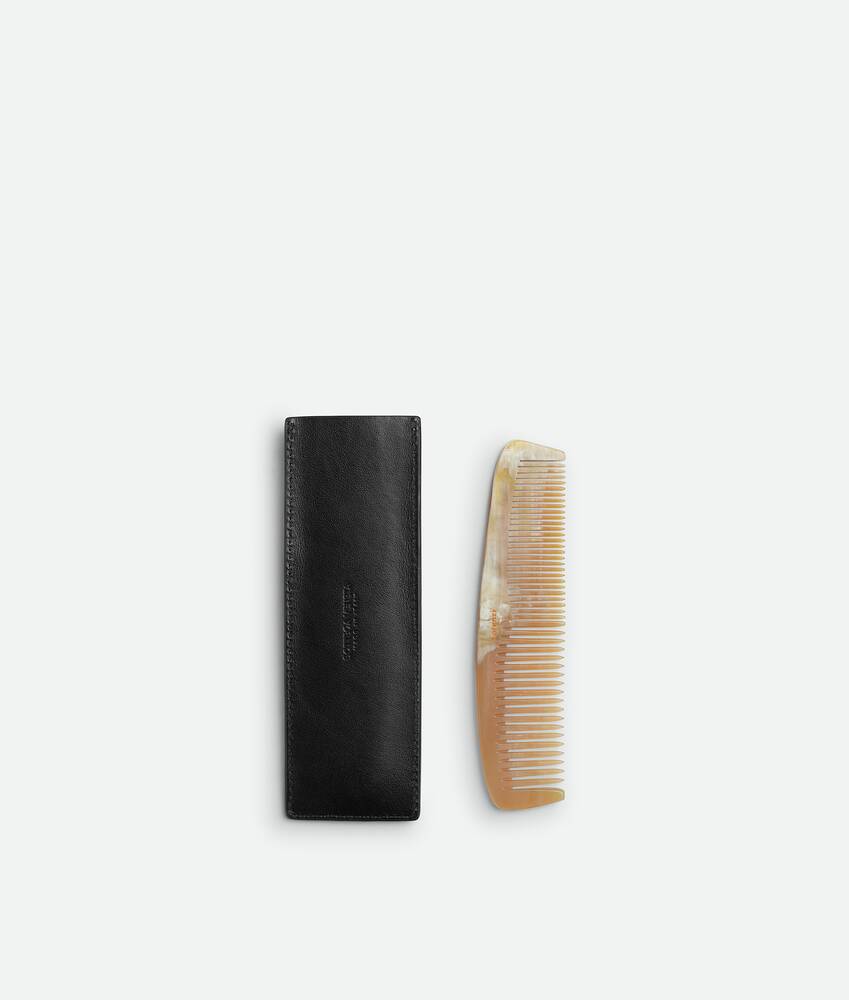 Intrecciato Comb Set in Black/natural Bottega Veneta United Kingdom EN - Image 2