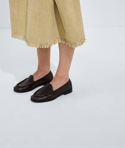 Mocassini Silenzio da Donna in Espresso Bottega Veneta Italia IT - Image 2