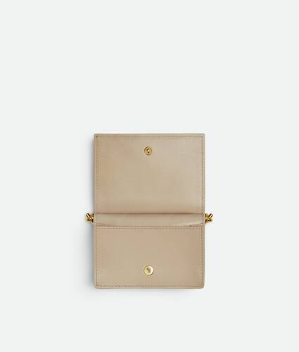 &Eacute;tui pour cartes de visite Solstice pour Femme en Ecru Bottega Veneta Monaco FR - Image 2