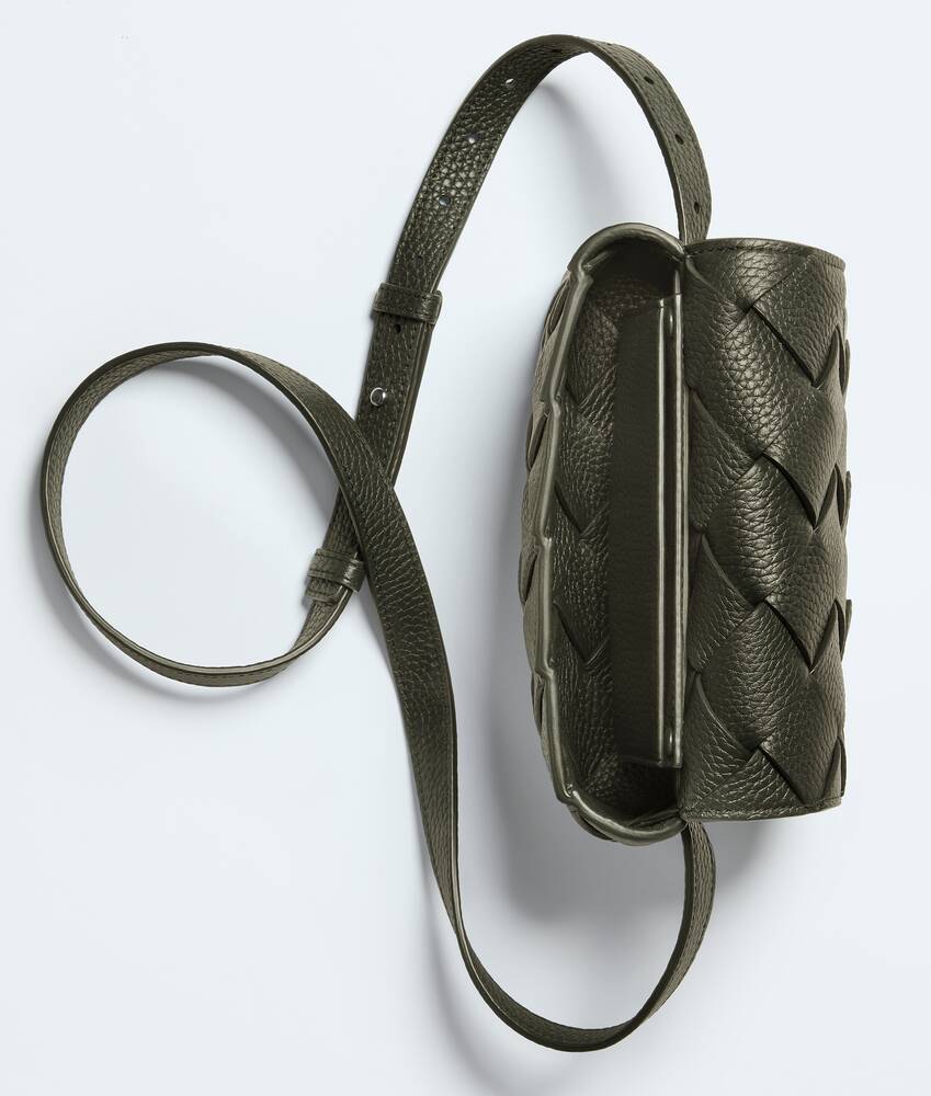 Men's Diago Belt Bag in Bark green Bottega Veneta Australia EN - Image 6