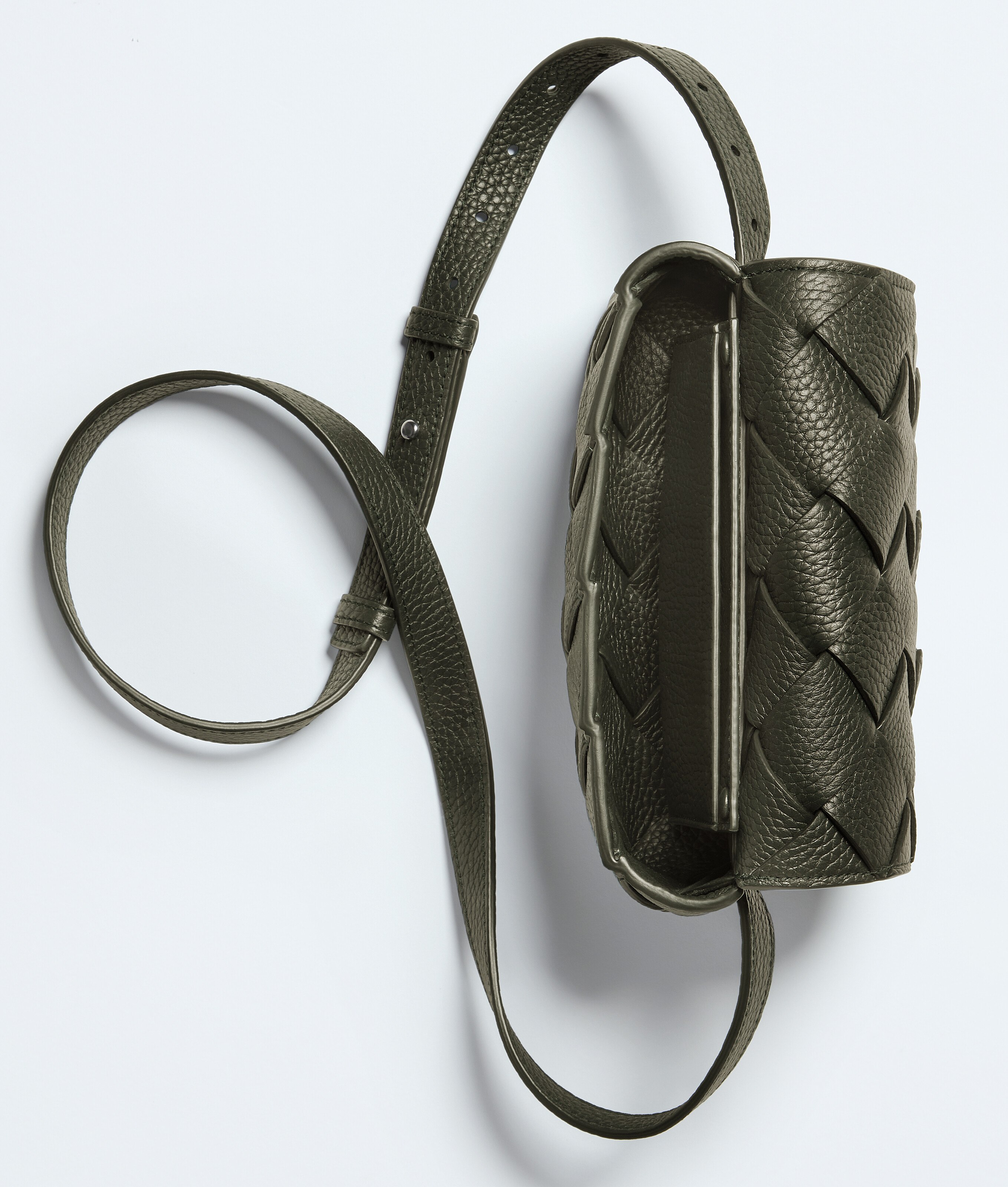 Men's Diago Belt Bag in Bark green Bottega Veneta Luxembourg EN - Image 6