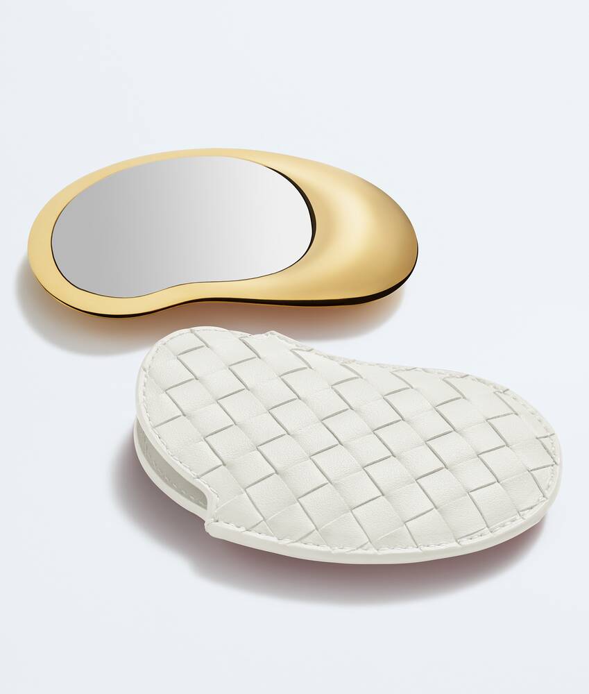 Pocket Mirror in Alabaster Bottega Veneta United Kingdom EN - Image 2
