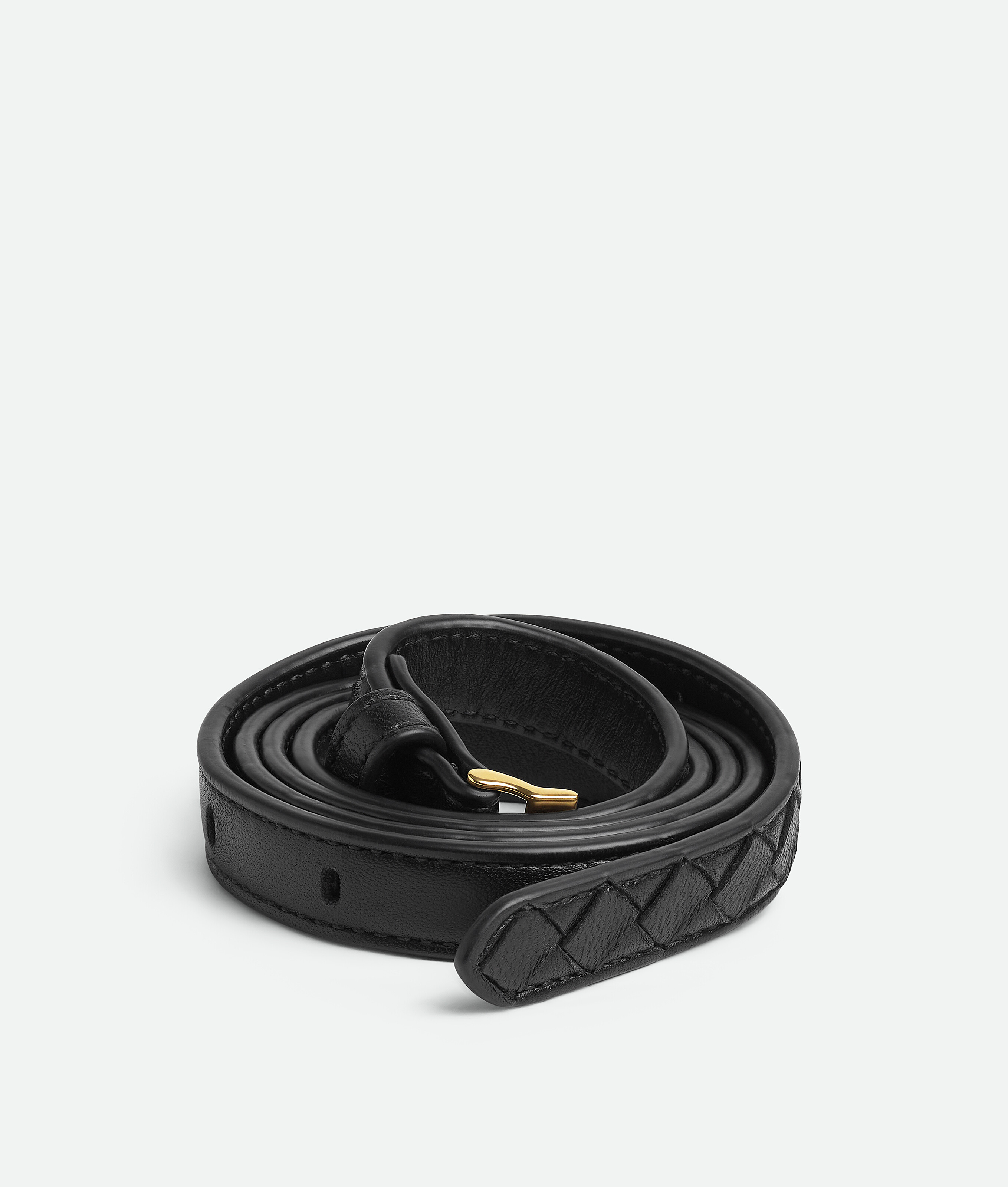 Women's Thin Watch Belt in Black Bottega Veneta Zimbabwe EN - Image 3