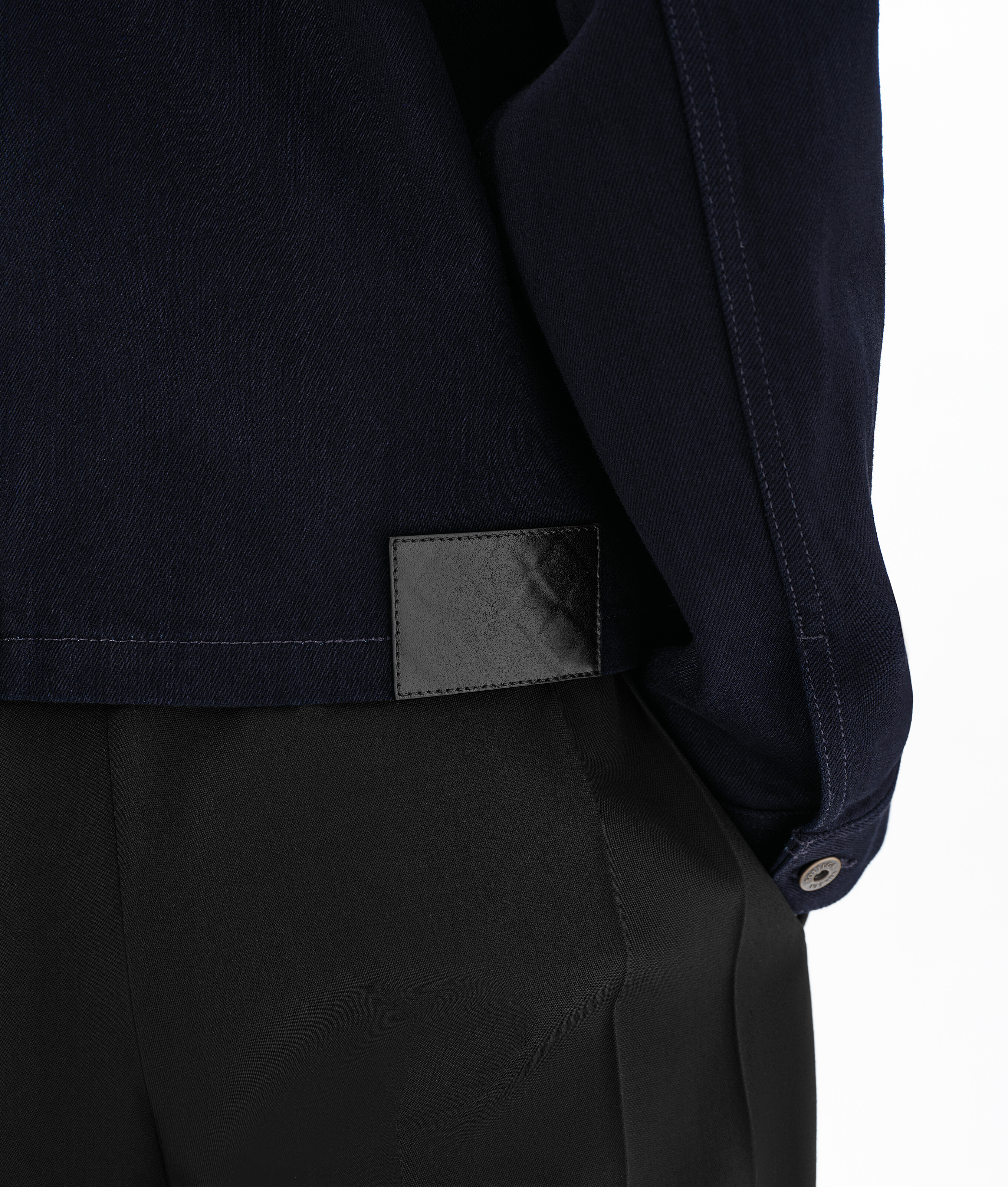 Men's Dark Indigo Denim Jacket in Dark indigo Bottega Veneta Macao SAR China EN - Image 4