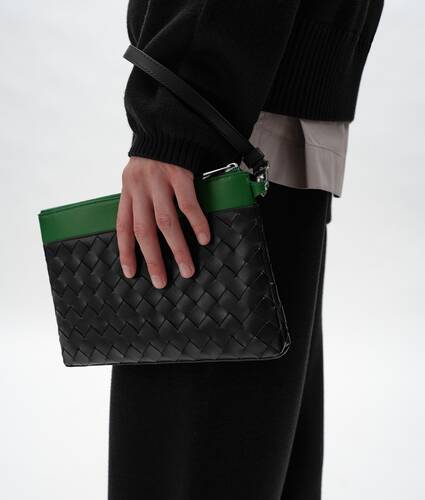 Pochette Prism Intrecciato  pour Homme en Black/shamrock Bottega Veneta Luxembourg FR - Image 2