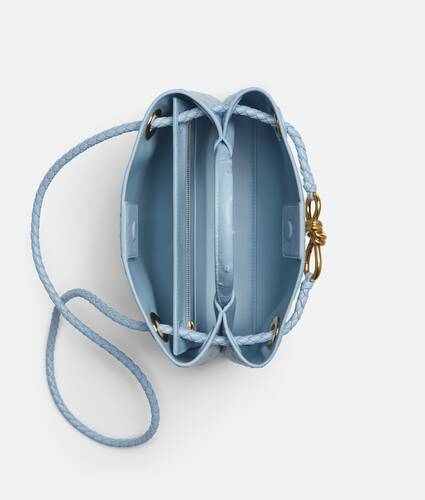 Ela's Bolsa Andiamo pequena em Ice Bottega Veneta Brasil PT - Image 3