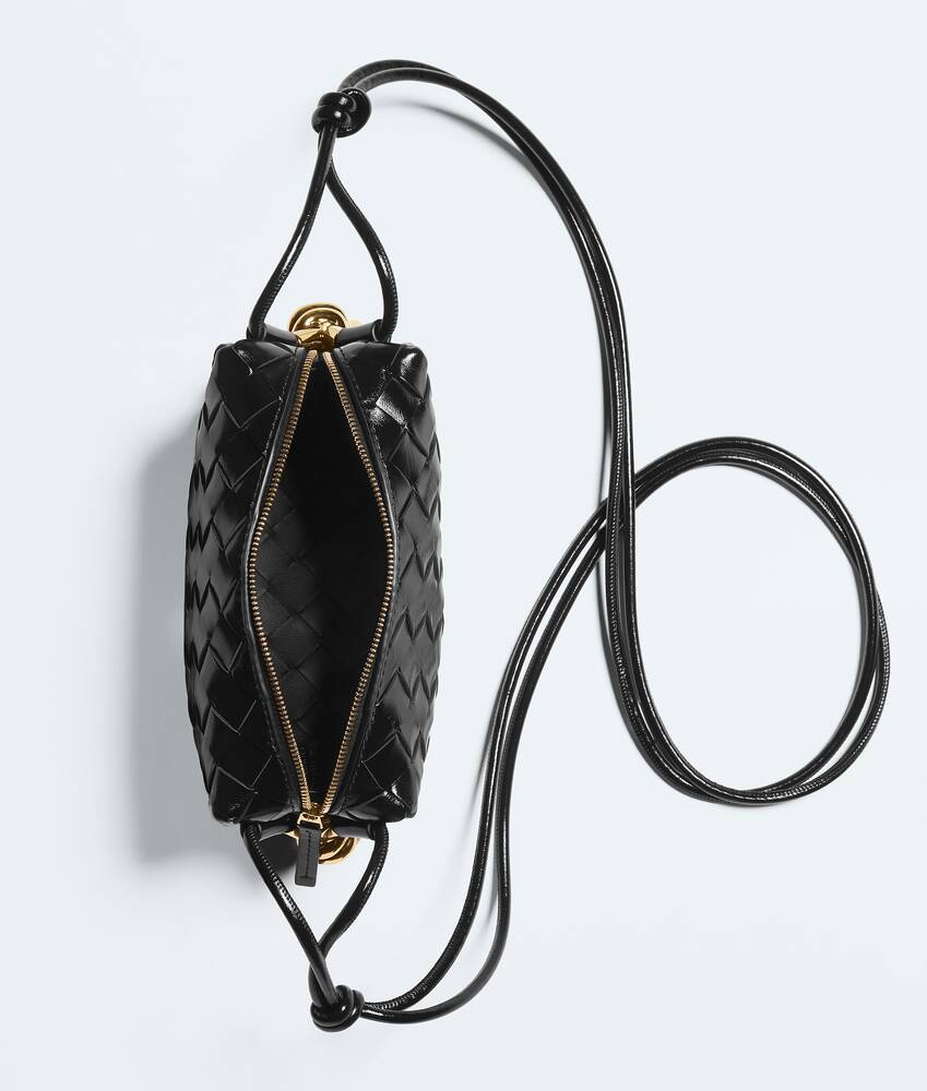 Women's Mini Loop Metal Knots in Black Bottega Veneta Macao SAR China EN - Image 3