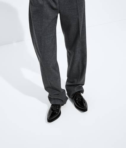 Men's Glaston Lace-Up Shoe in Black Bottega Veneta Latvia EN - Image 2
