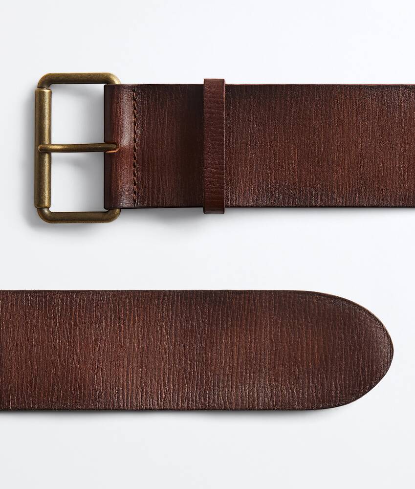 Men's Tile Belt in Dark oat Bottega Veneta Denmark EN - Image 4