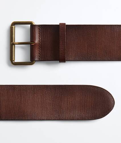 Men's Tile Belt in Dark oat Bottega Veneta Denmark EN - Image 4