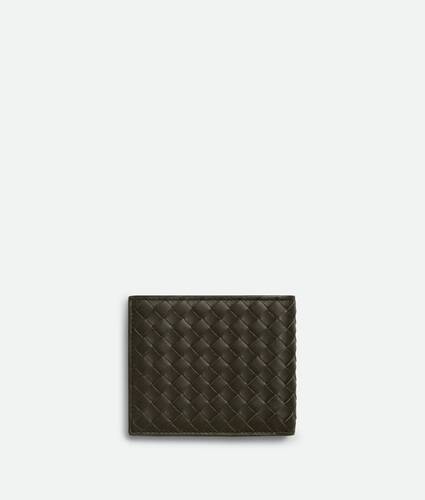 Men's Intrecciato Piccolo Bi-Fold Wallet in Kaki Bottega Veneta Japan EN - Image 3
