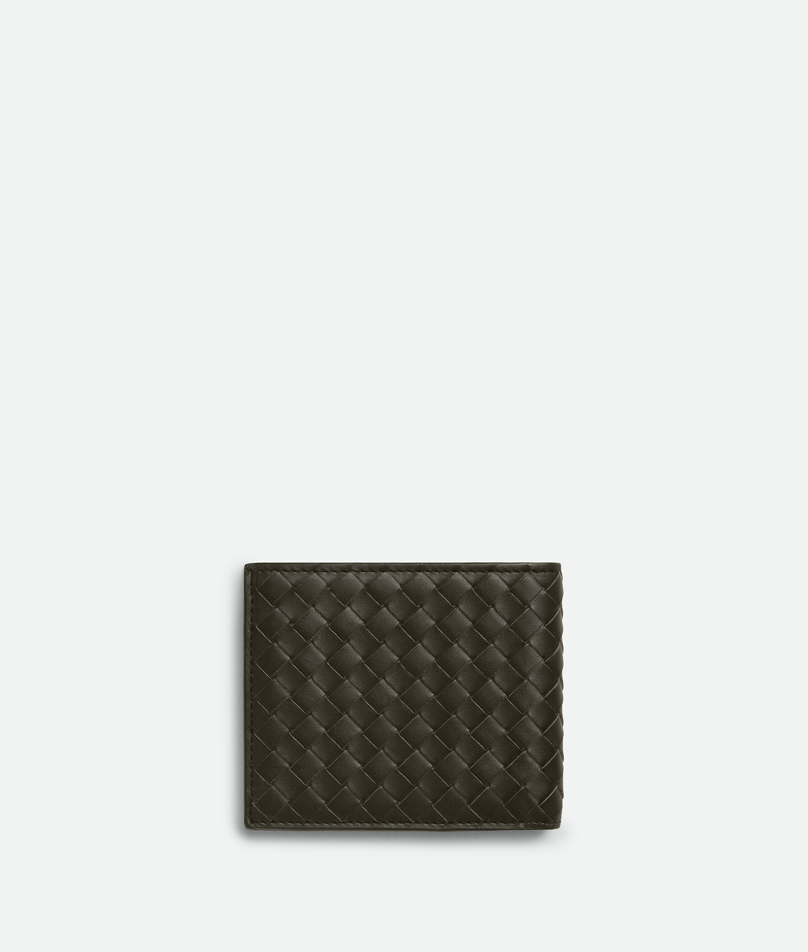 Men's Intrecciato Piccolo Bi-Fold Wallet in Kaki Bottega Veneta Japan EN - Image 3