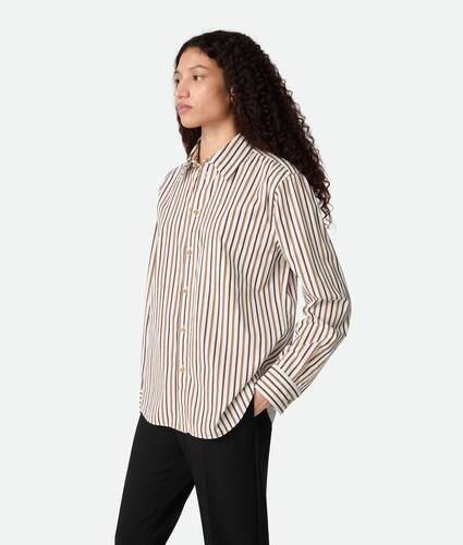 Striped Cotton Poplin Shirt
