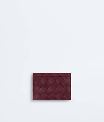 Women's Intrecciato Business Card Case in Barolo Bottega Veneta Kuwait EN - Image 3