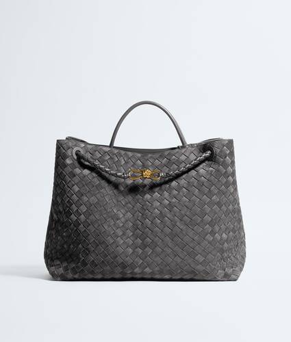 Women's Large Andiamo in Obsidian gray Bottega Veneta Zimbabwe EN - Image 1