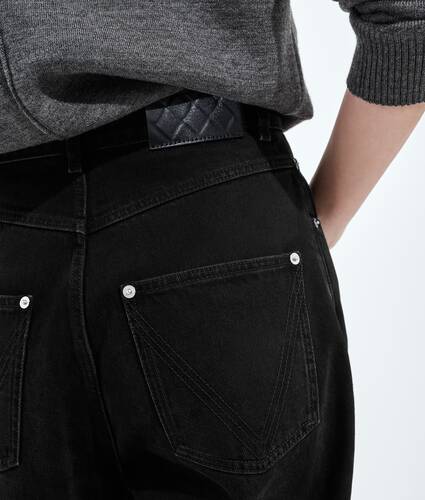 Faded Black Wide Leg Jeans