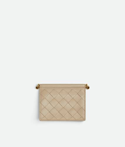 &Eacute;tui pour cartes de visite Solstice pour Femme en Ecru Bottega Veneta Monaco FR - Image 3
