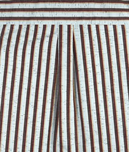 Women's Cotton And Linen Stripe Shirt in Cloud/fondant/lava Bottega Veneta United States EN - Image 4