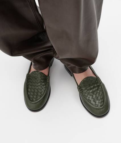 Silenzio Loafer f&uuml;r Damen in Bark green Bottega Veneta &Ouml;sterreich DE - Image 2