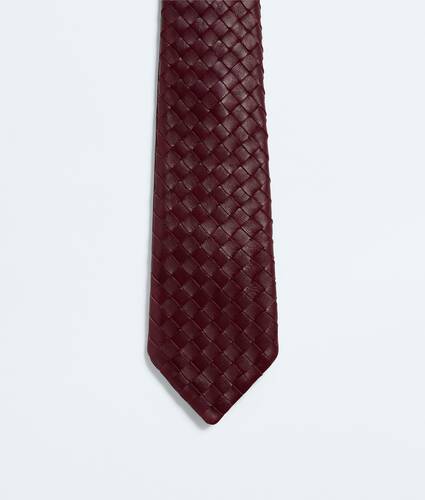 Corbata de piel con Intrecciato peque&ntilde;o para Hombre en Barolo Bottega Veneta M&eacute;xico ES - Image 1