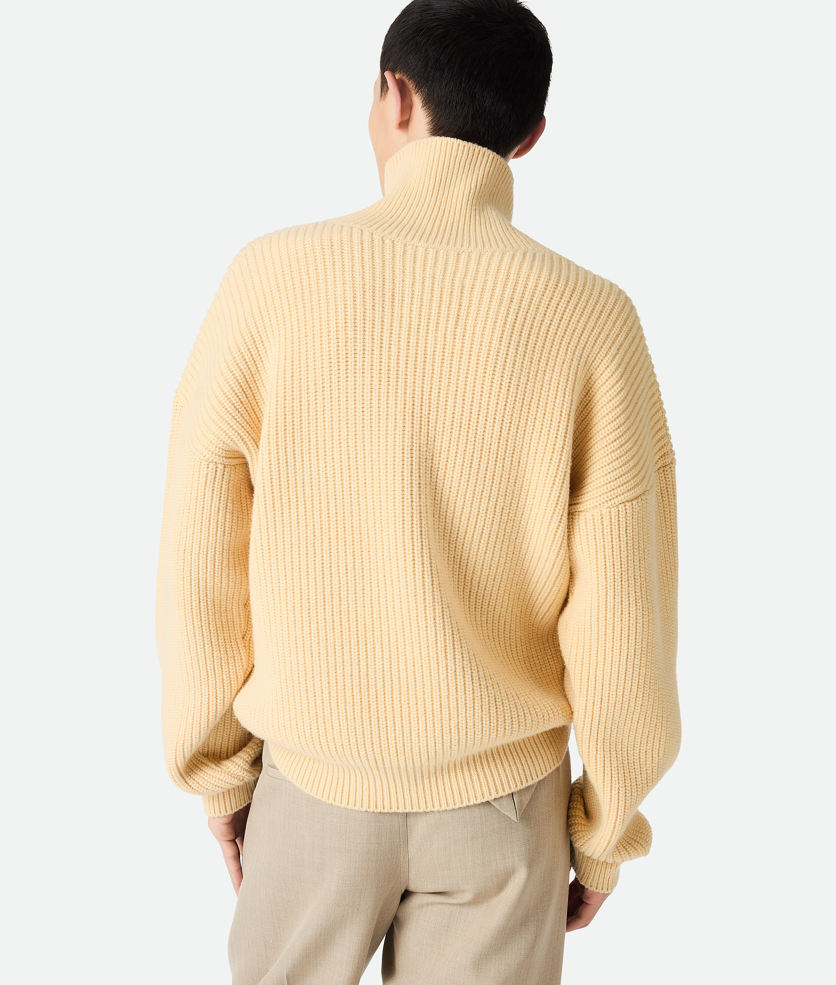 Bottega Veneta Pull En Laine Et Cachemire In Shell