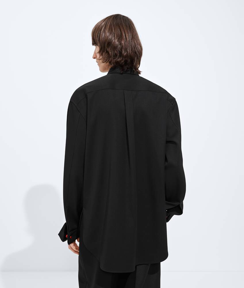 ウール グレインドプードル シャツ のために メンズ で ダブルブラック Bottega Veneta 日本 JA - Image 3