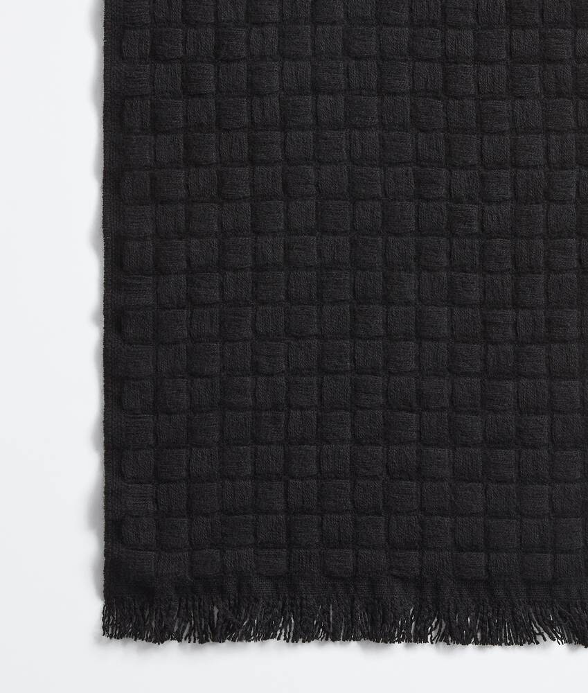 Sciarpa Intrecciato in cashmere da Uomo in Double black Bottega Veneta Italia IT - Image 3