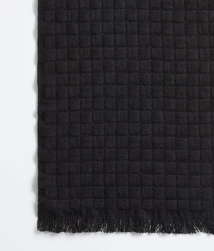 Sciarpa Intrecciato in cashmere da Uomo in Double black Bottega Veneta Italia IT - Image 3