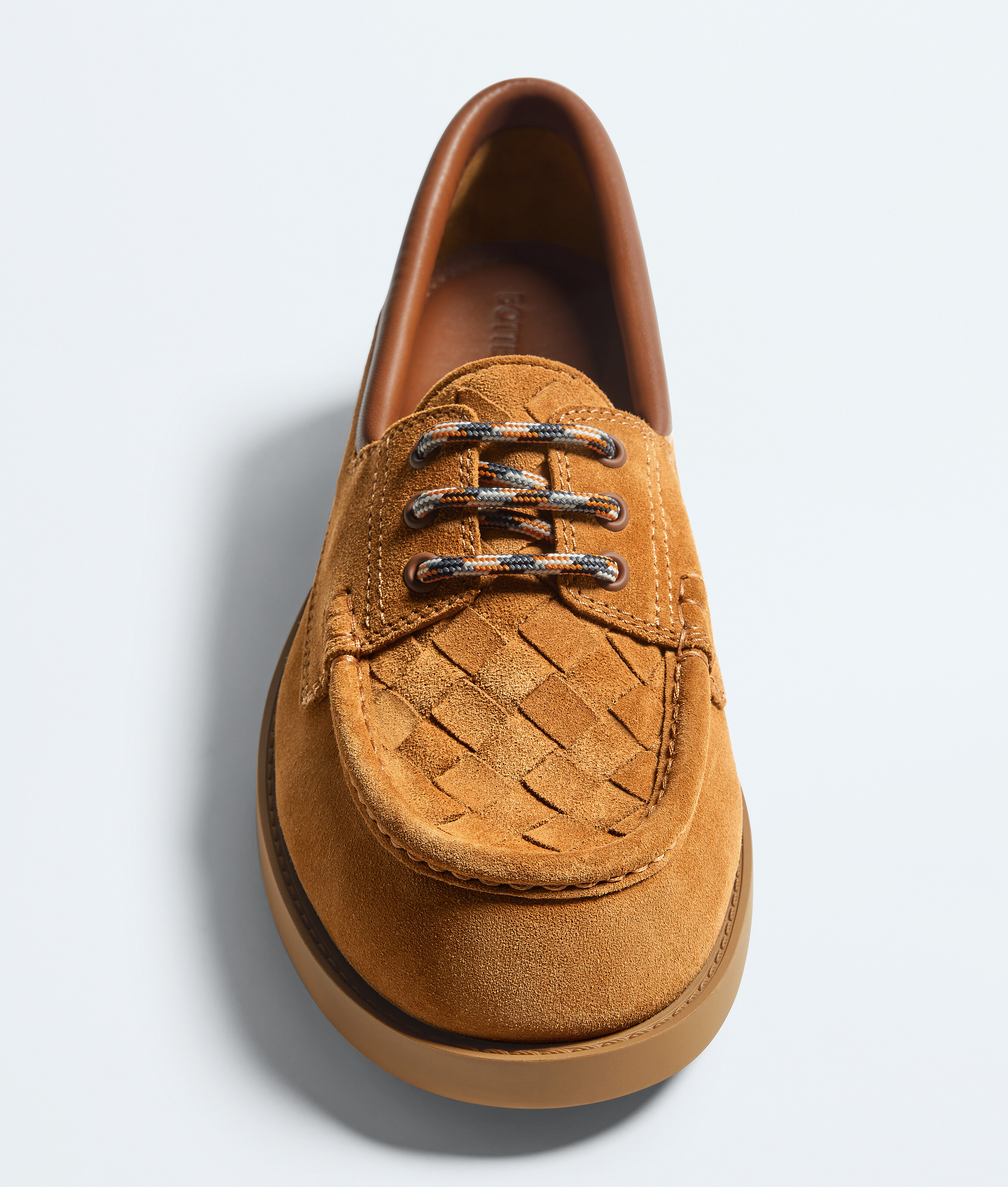 Men's Pier Boat Shoe  in Tannin Bottega Veneta Malta EN - Image 4