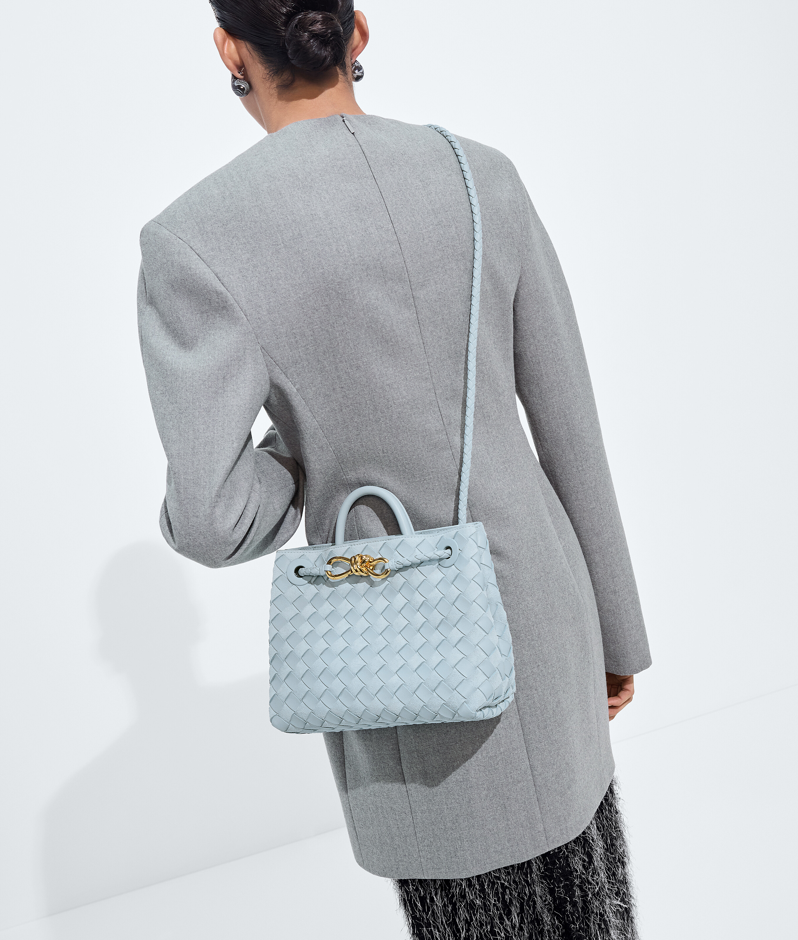 Women's Small Andiamo in Glacial Bottega Veneta Finland EN - Image 6