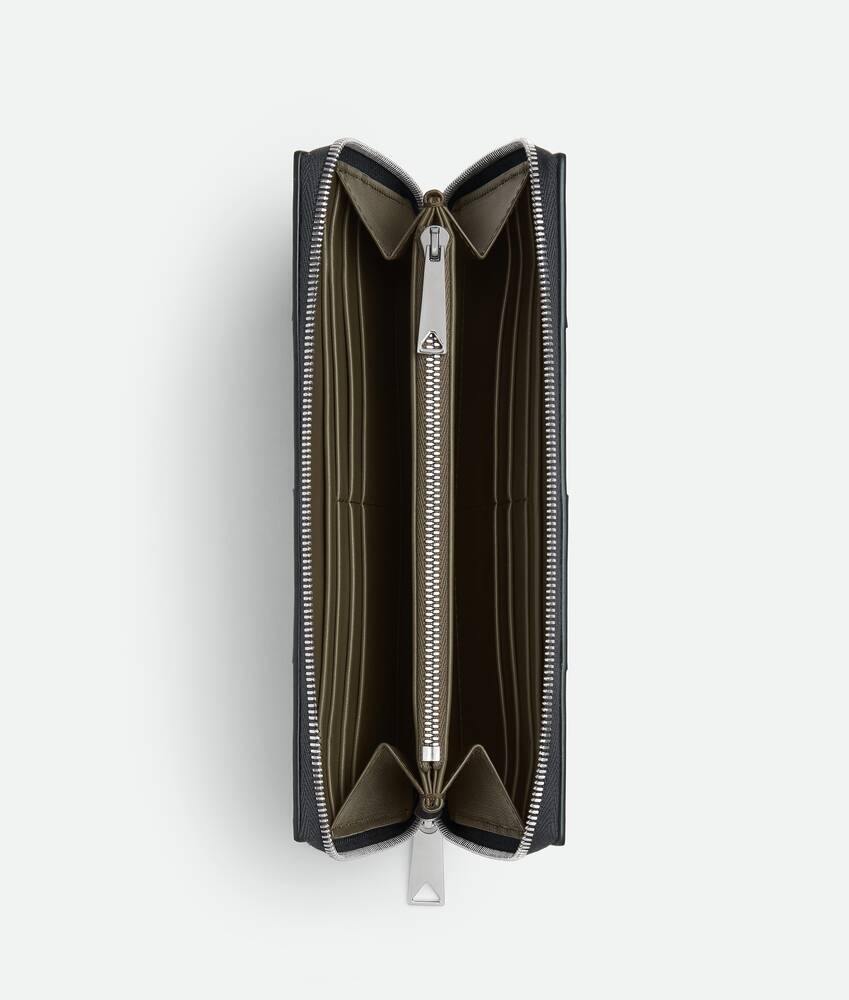 Men's Cassette Zip Around Wallet in Ardoise/cypress Bottega Veneta South Korea EN - Image 2