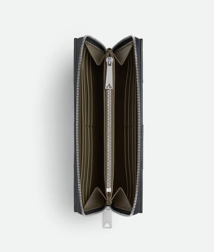Men's Cassette Zip Around Wallet in Ardoise/cypress Bottega Veneta Thailand EN - Image 2
