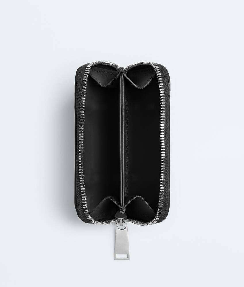 Men's Zipped Card Case in Black Bottega Veneta Portugal EN - Image 2