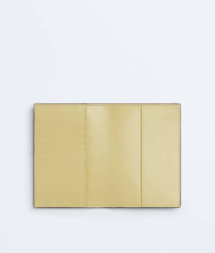 Women's Intrecciato Passport Case in Deep mahogany/butter yellow Bottega Veneta Canada EN - Image 2