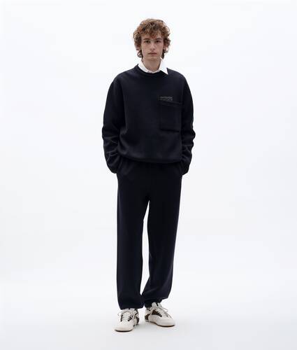 Men's Wool and Cashmere Pants in Midnight blue Bottega Veneta Qatar EN - Image 1