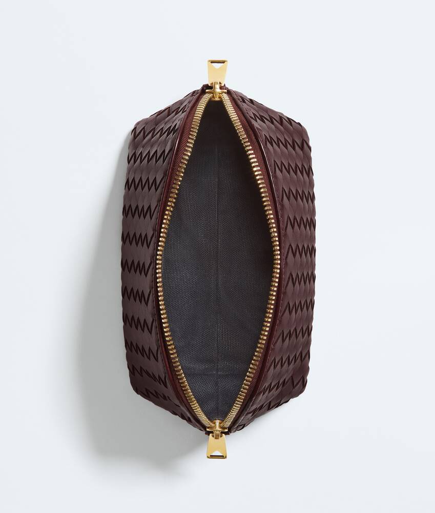 Medium Cosmetic Pouch in Deep mahogany Bottega Veneta United Kingdom EN - Image 2