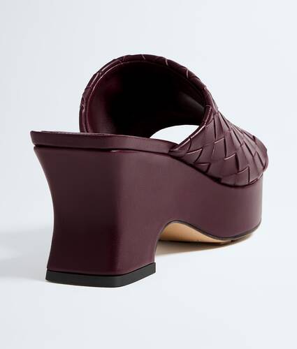 Women's Rosita Wedge Mule in Deep mahogany Bottega Veneta Slovakia EN - Image 5