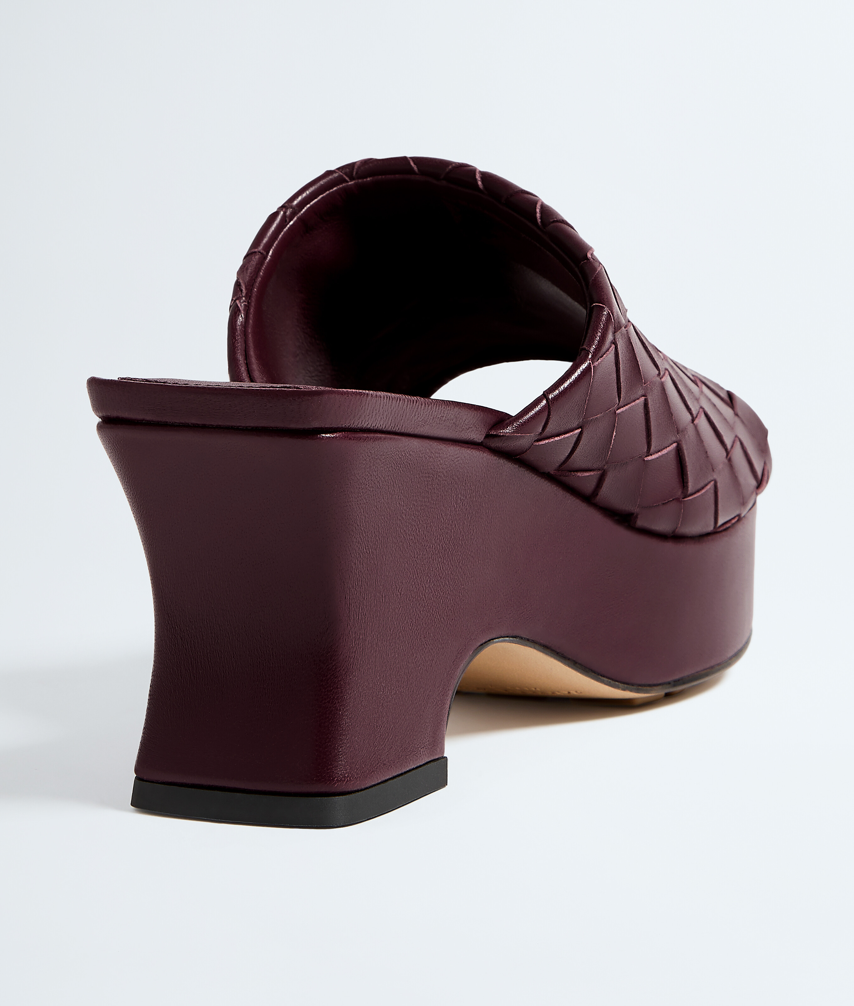 Mules compensées Rosita pour Femme en Deep mahogany Bottega Veneta Monaco FR - Image 5
