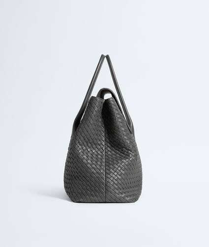Men's Large Piega Tote in Obsidian gray Bottega Veneta Hong Kong SAR China EN - Image 4