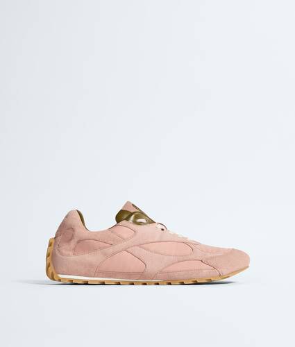 Women's Orbit Flash Sneaker in Terra pink/olive oil Bottega Veneta Cyprus EN - Image 1