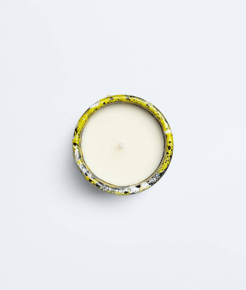Lantern Glaze Candle in Yellow/white/black Bottega Veneta Macao SAR China EN - Image 3