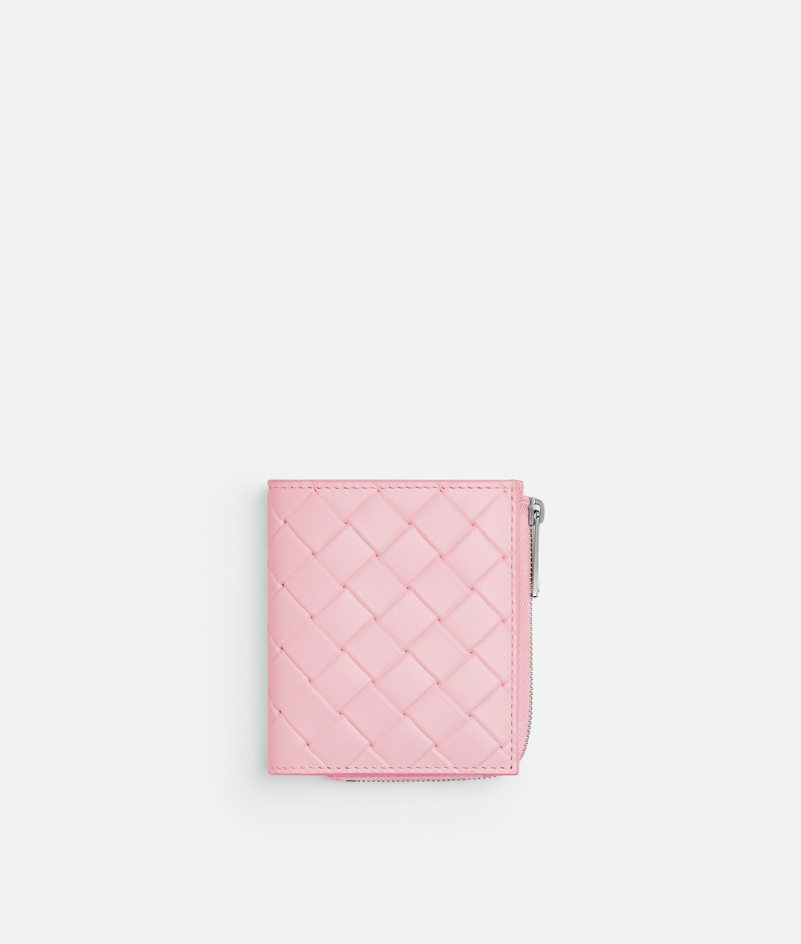 Bottega Veneta Intrecciato Stamp Bi-fold Wallet - Rose - Man